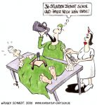 Karikatur, Cartoon: Arzt und Gesundheit, © Roger Schmidt