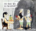 Karikatur, Cartoon: Geschenk, © Roger Schmidt