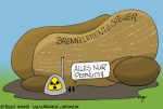 Karikatur, Cartoon: Brennelementesteuer - eine Erklärung, © Roger Schmidt