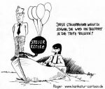 Karikatur, Cartoon: Steuerreform, © Roger Schmidt