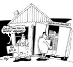 Karikatur, Cartoon: Hausratversicherung - Leistungen im Vergleich, © Roger Schmidt