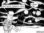 Karikatur, Cartoon: Jens Spahn - Mit Globuli gegen Corona © Roger Schmidt