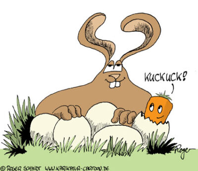 Karikatur, Cartoon: Kuckuck, © Roger Schmidt