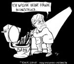 Karikatur, Cartoon: Merkel's BAMF-Skandal, © Roger Schmidt