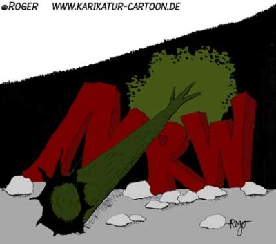 Karikatur, Cartoon: Neuwahlen, © Roger Schmidt