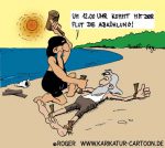Karikatur, Cartoon: Nordsee, © Roger Schmidt