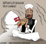 Karikatur, Cartoon: Osama bin Laden, © Roger Schmidt