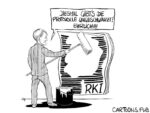 Karikatur, Cartoon: RKI-Corona-Protokolle © Roger Schmidt