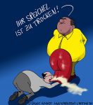 Karikatur, Cartoon: Achtung, Schleimer!, © Roger Schmidt
