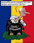 Karikatur, Cartoon: Sozialdemokratie à la Rumänien, © Roger Schmidt