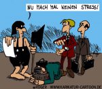 Karikatur, Cartoon: Stress, © Roger Schmidt