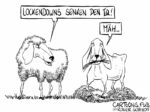 Karikatur, Cartoon: Weniger IQ durch Lockdowns © Roger Schmidt