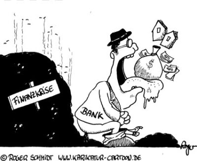 Karikatur, Cartoon: Wirtschaft, © Roger Schmidt
