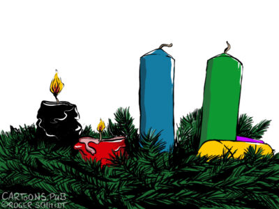 Karikatur, Cartoon: Zweiter Advent © Roger Schmidt